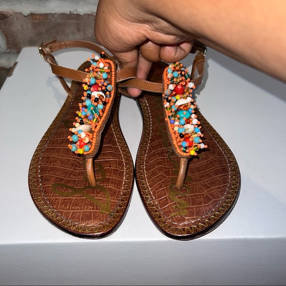 Colorful beaded sandals - Picture 2 of 8